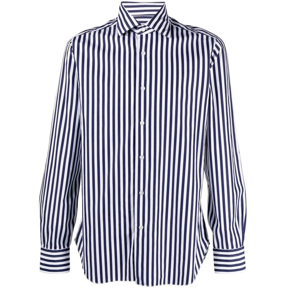 Barba Men Striped Cotton Shirt